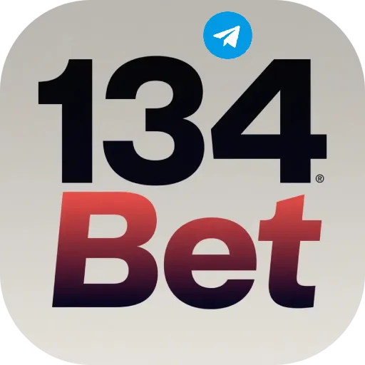 Imagem promovendo o canal oficial da 134bet no Telegram